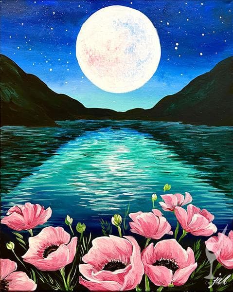 SIP & PAINT PARTY - Poppy Moon *BYOB*