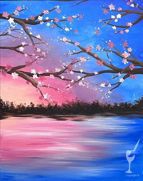 *SERENE SUNDAY* A Cherry Blossom Sunrise