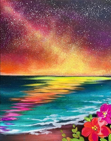 Happy Hour! Beachy Galaxy! Add a Candle