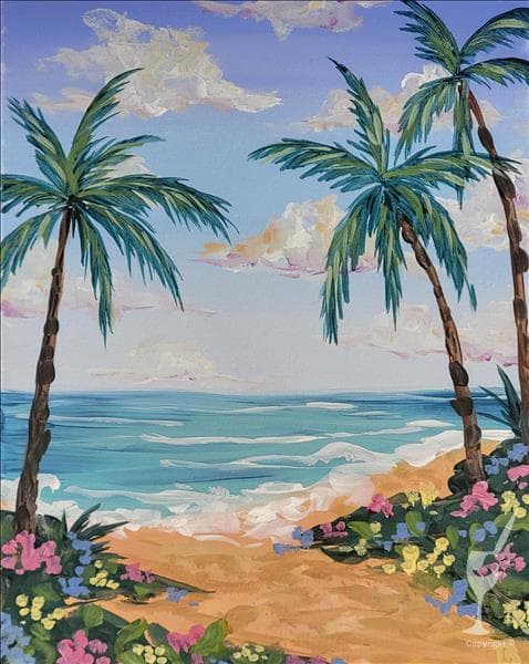 DISCOUNTED! Beach Blooms! Add a Candle