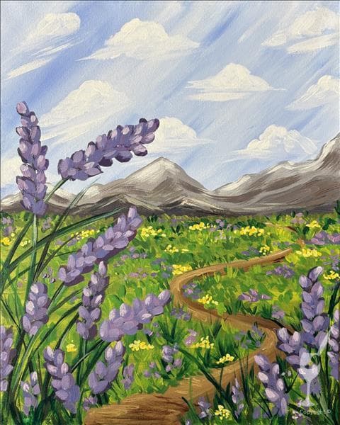 Lavender Trails! Add a Candle