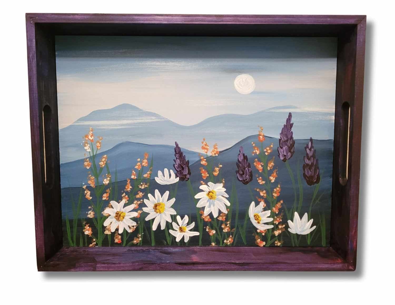 Manic Monday! Mountain Flowers! $5 Candle