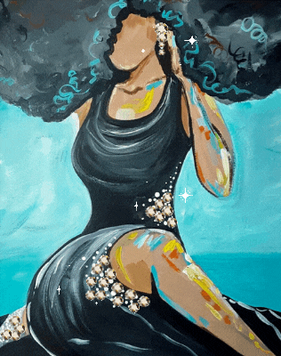 Lady In Black! Add a Candle